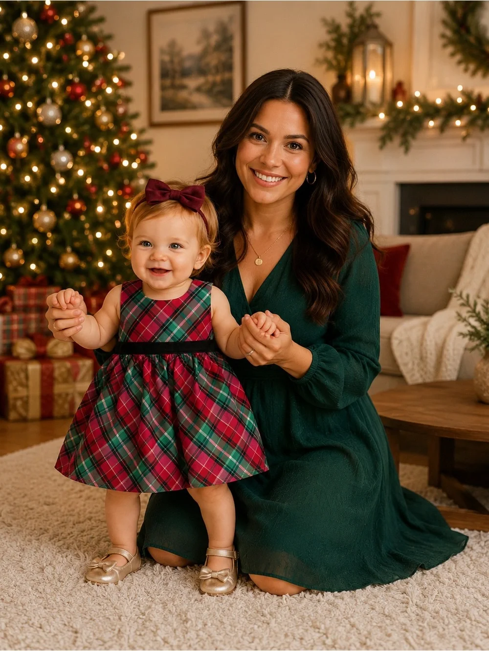 Plaid Dress - 12M